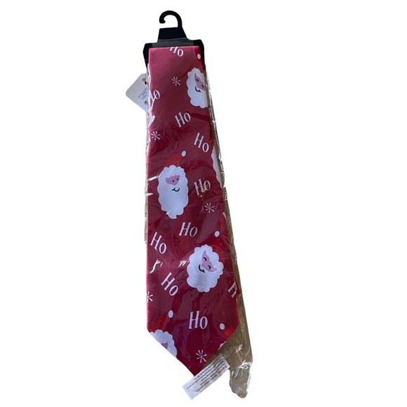 Red Musical Press Here Novelty Christmas Tie Plays Jingle Bells 54" - Picture 6 of 7